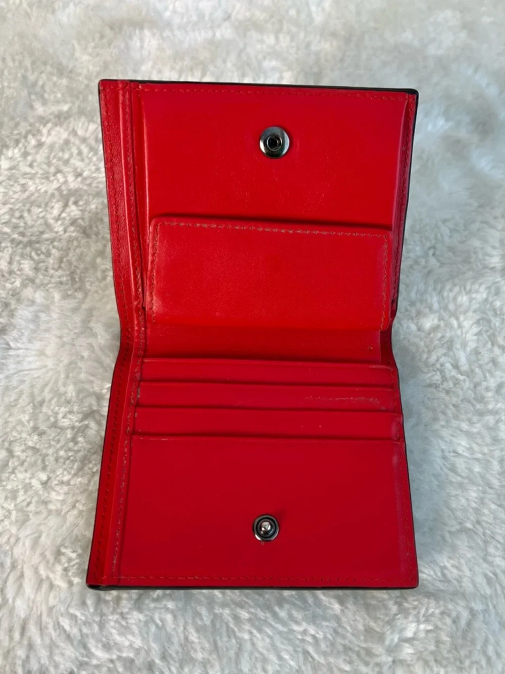 Christian Louboutin Black Studded Wallet with Colorful Round Studs - Picture 5 of 8